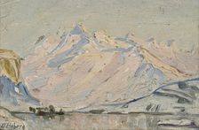 The Sun over Lofoten. Study, 1920. Creator: Anna Katarina Boberg