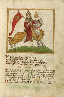 The Sun Represented as an Emperor on Horseback; Miscellany: Anatomical-Physiological Description of Creator: Unknown