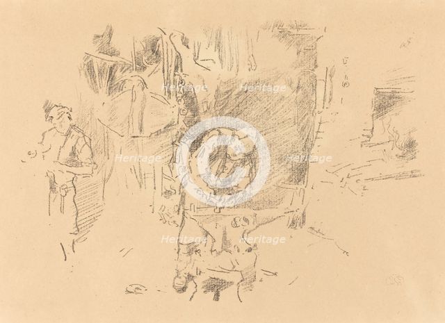 The Sunny Smithy, 1895. Creator: James Abbott McNeill Whistler.