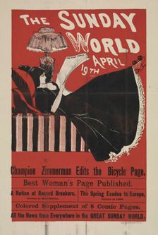 The Sunday world. April 9th. 1896, c1893 - 1897. Creator: Unknown