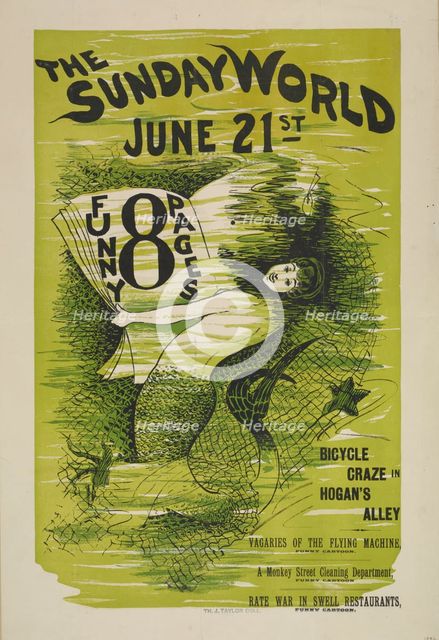 The Sunday world. June 21st, c1893 - 1897. Creator: Unknown.
