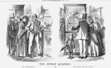 The Sunday Question 1869. Creator: John Tenniel