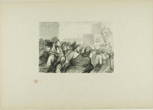The Sunday Rush, 1862, printed 1920. Creator: Charles Maurand