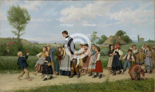 The Sunday School Walk, 1872.
