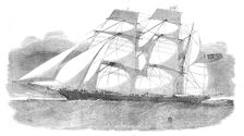 The Sunderland Clipper Barque, "Flying Dragon", 1854. Creator: Unknown