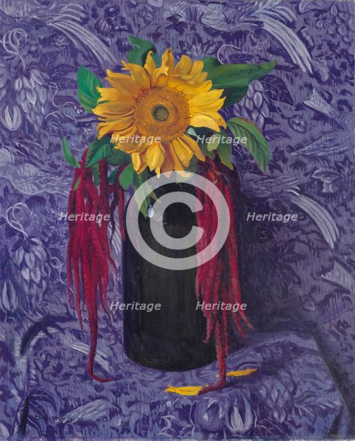 The Sunflower, 1924. Creator: Vallotton, Felix Edouard (1865-1925).