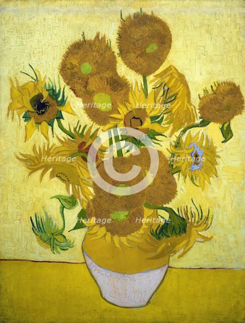The Sunflowers, 1889. Artist: Gogh, Vincent, van (1853-1890)