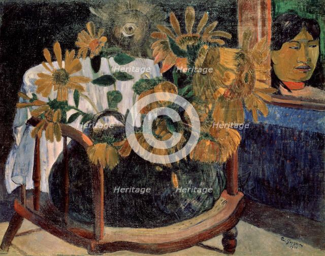 'The Sunflowers', 1901.  Artist: Paul Gauguin