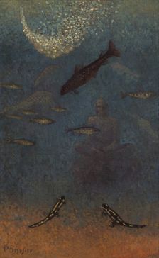 The Sunken Buddha - Homage to Odilon Redon, 1916. Creator: Sérusier, Paul (1864-1927)