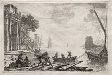 The Sunset, 1634. Creator: Claude Lorrain (French, 1604-1682)