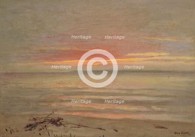 The Sunset Glow, about 1921. Creator: Otto Stark.