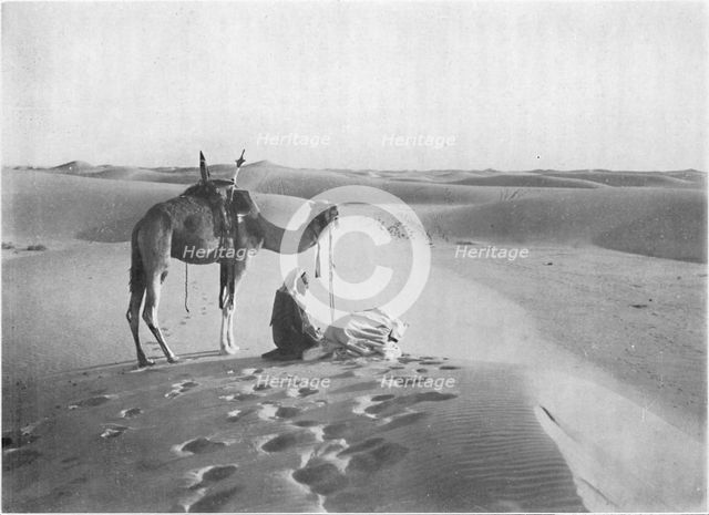 'The Sunset Prayer in the Desert', c1913. Artist: Charles JS Makin.