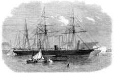 The suspected Confederate cruiser Pampero seized at Glasgow, 1864. Creator: Unknown