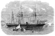 The suspected Confederate cruiser Pampero seized at Glasgow, 1864. Creator: Unknown