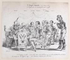 The Suspended Congress, ca. 1829. Creator: Pierre Langlumé