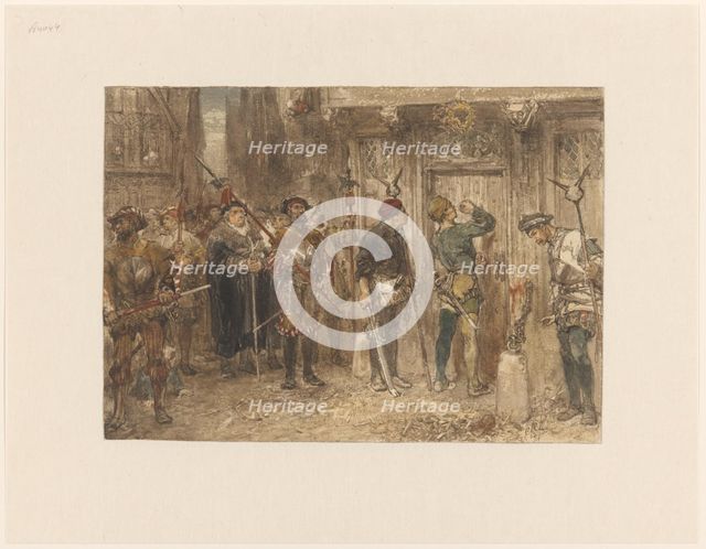 The suspicious house, 1868. Creator: Charles Rochussen.