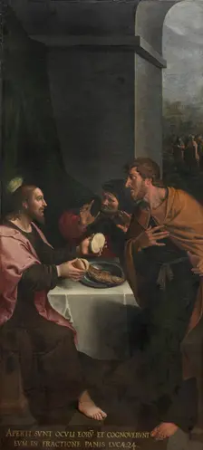 The Supper at Emmaus, 1589-1596. Creator: Ambrosius Francken I