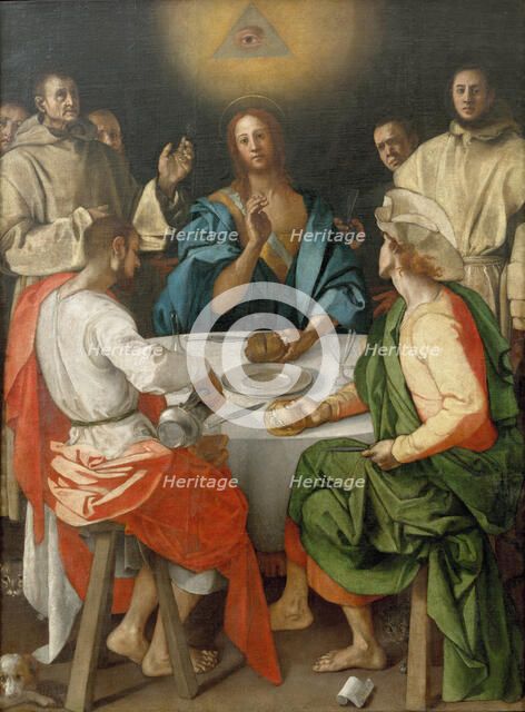 The Supper at Emmaus, 1525. Artist: Pontormo (1494-1557)