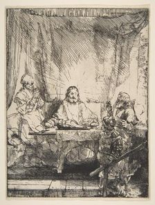 The Supper at Emmaus, 1654. Creator: Rembrandt Harmensz van Rijn