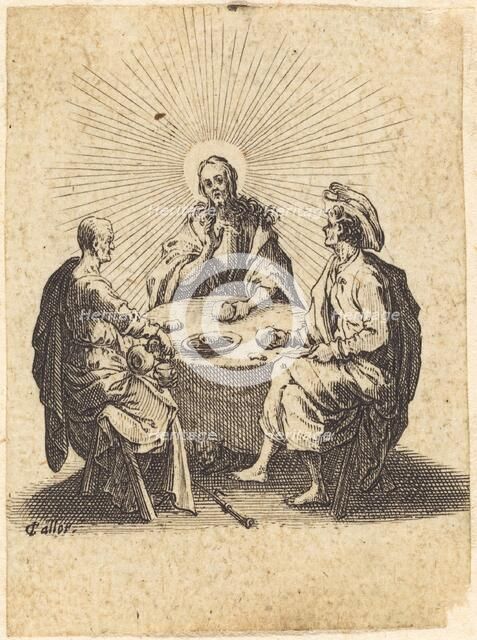 The Supper at Emmaus, 1618. Creator: Jacques Callot.