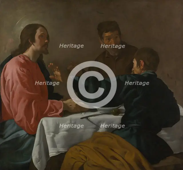 The Supper at Emmaus, 1622-23. Creator: Diego Velasquez.