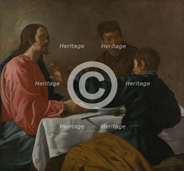 The Supper at Emmaus, 1622-23. Creator: Diego Velasquez.