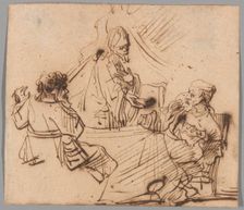 The Supper at Emmaus, 1626/69. Creator: Unknown