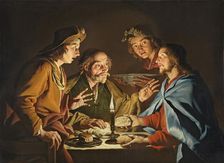 The Supper at Emmaus, 1633. Creator: Matthias Stomer