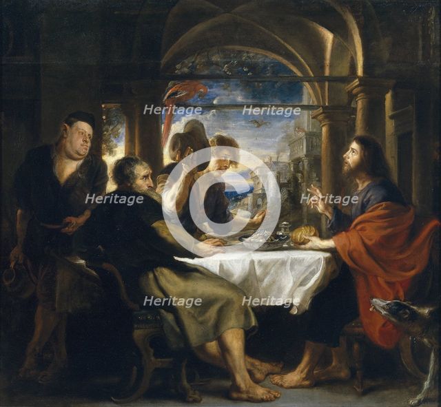 The Supper at Emmaus, 1638. Artist: Rubens, Pieter Paul (1577-1640)