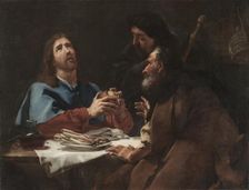 The Supper at Emmaus, c. 1720. Creator: Giovanni Battista Piazzetta (Italian, 1682-1754)