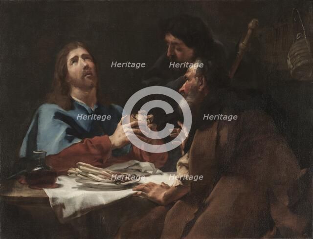 The Supper at Emmaus, c. 1720. Creator: Giovanni Battista Piazzetta (Italian, 1682-1754).