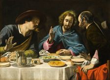 The Supper at Emmaus, c1625. Creator: Filippo Tarchiani