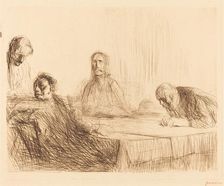 The Supper at Emmaus (second plate), 1910. Creator: Jean Louis Forain