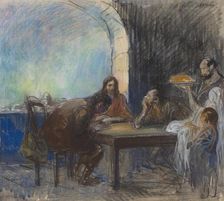 The Supper at Emmaus, possibly c. 1912/1913. Creator: Jean Louis Forain