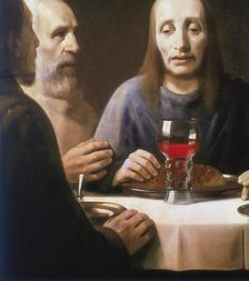 The Supper mid-late 17th century. Artist: Jan Vermeer