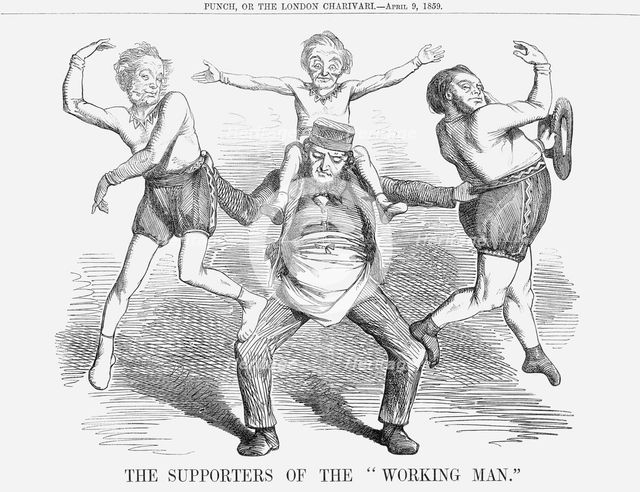'The Supporters of the "Working Man"', 1859. Creator: Unknown.