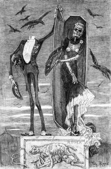 The supreme vice (Le vice suprême), 1883. Creator: Félicien Rops