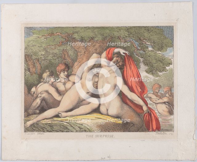 The Surprise, 1799., 1799. Creator: Thomas Rowlandson.