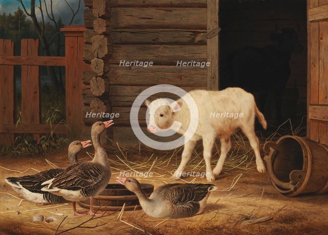 The Surprise, 1880. Creator: Ferdinand von Wright.