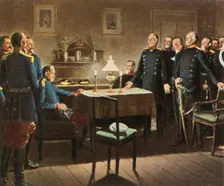 The Surrender at Sedan Castle, 2 September 1870, (1936). Creator: Unknown