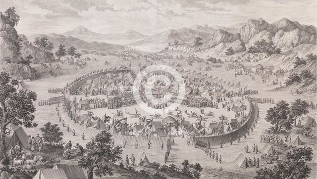 The Surrender of the Khan of Badakhsan, 1772. Creator: Pierre Philippe Choffard.