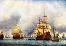 The Surrender of the Prince Royal c1650-1700Artist: Willem van de Velde the Younger