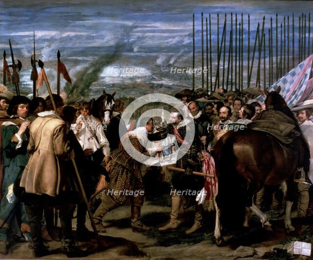 The Surrender of Breda, by Diego Velazquez, between 1634-1635.