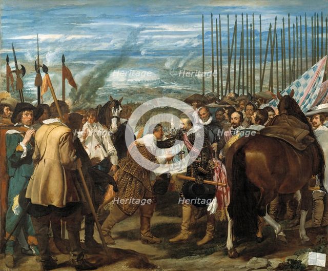 The Surrender of Breda, c1635. Creator: Diego Velasquez.