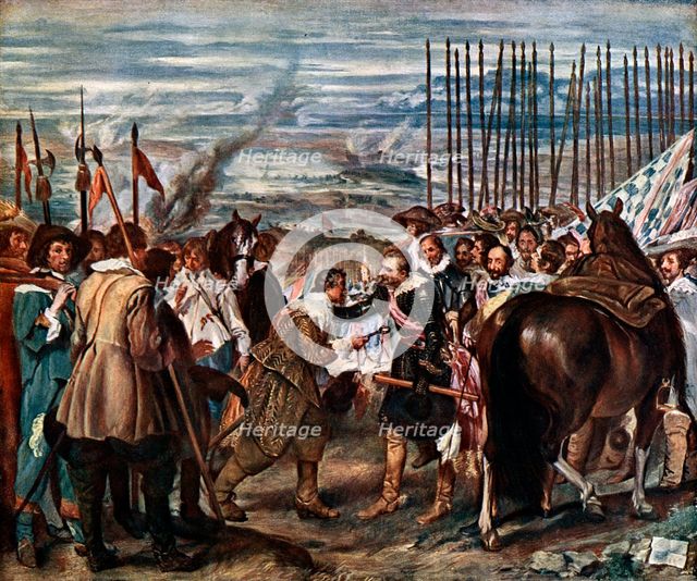 'The Surrender of Breda', June 2nd, 1625, (c1635). Creator: Diego Velasquez.