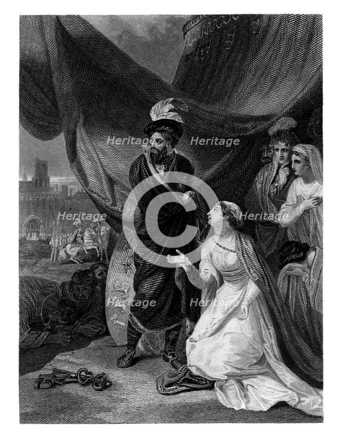 The Surrender of Calais, (1860).Artist: JC Armytage