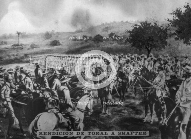 The surrender of General Toral, (1898), 19120s. Artist: Unknown