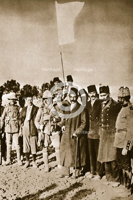 The surrender of Jerusalem, World War I, 1917.  Creator: Unknown.