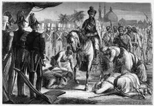 The Surrender of Moolraj c1891. Creator: James Grant
