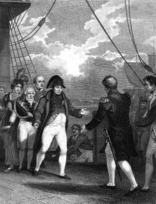The Surrender of Napoleon, 1817.Artist: CT Dixon